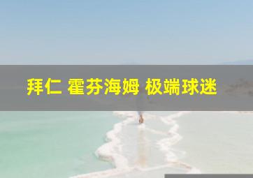 拜仁 霍芬海姆 极端球迷